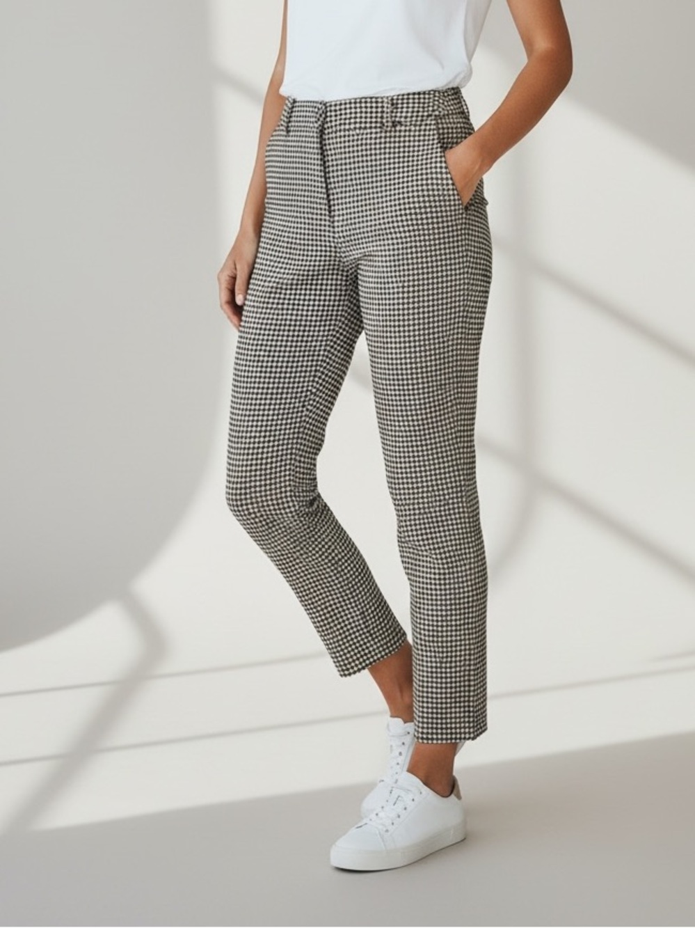 Rafaella Houndstooth Pants Size 10 NWOT